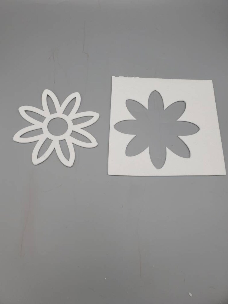 Intricately Cut Fiber Ceramic Fiber Paper Flower 4 pack High Temperature Binderless Kiln Carving Glass FusingThickness 1/16 or 1/8 image 4