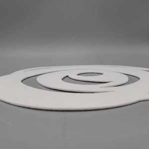 Ceramic Fiber Paper Large Rose Swirl Flower High Temperature Binderless Kiln Carving Glass Fusing Thickness 1/8 or 1/16 image 3