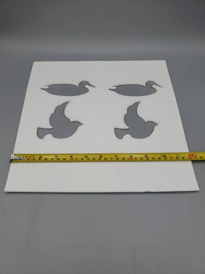 Fiber Ceramic Fiber Paper Ducks and Doves 6-pack High Temperature Binderless Kiln Carving Glass FusingThickness 1/16 or 1/8 image 9