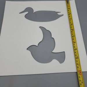 Fiber Ceramic Fiber Paper Ducks and Doves 6-pack High Temperature Binderless Kiln Carving Glass FusingThickness 1/16 or 1/8 image 7