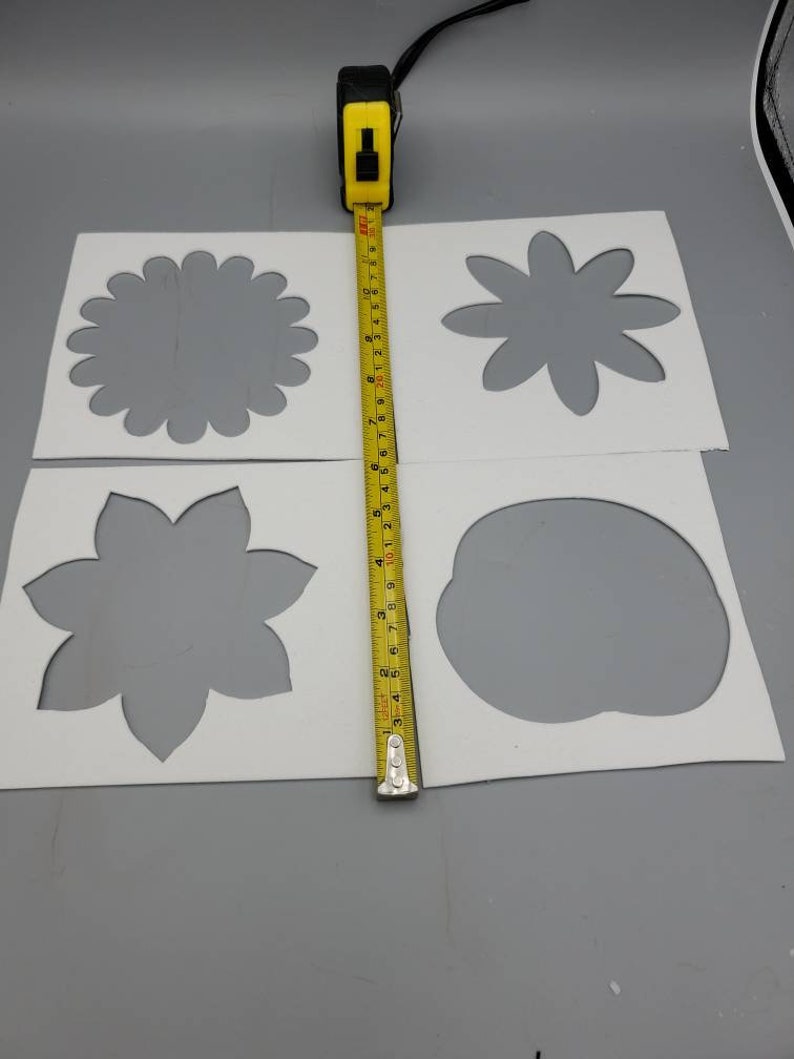 Intricately Cut Fiber Ceramic Fiber Paper Flower 4 pack High Temperature Binderless Kiln Carving Glass FusingThickness 1/16 or 1/8 image 8