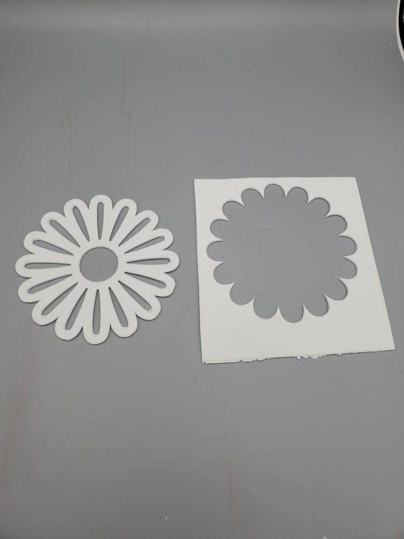 Intricately Cut Fiber Ceramic Fiber Paper Flower 4 pack High Temperature Binderless Kiln Carving Glass FusingThickness 1/16 or 1/8 image 5