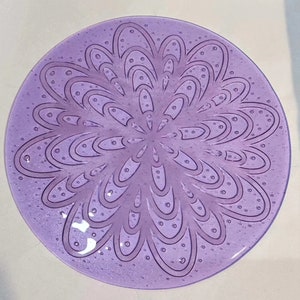 Intricately Cut Fiber Circle Ceramic Fiber Paper High Temperature Binderless Kiln Carving Glass Fusing Various dia. in 1/8 or 1/16 image 4