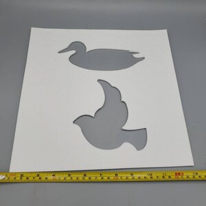 Fiber Ceramic Fiber Paper Ducks and Doves 6-pack High Temperature Binderless Kiln Carving Glass FusingThickness 1/16 or 1/8 image 6