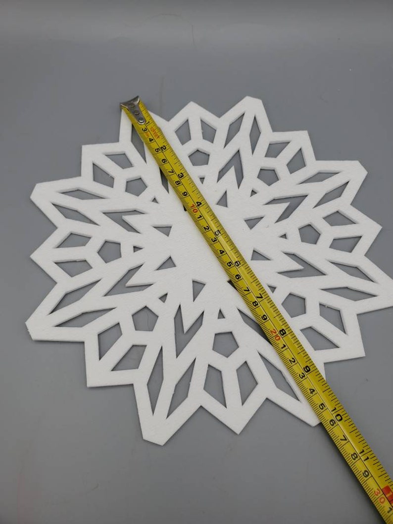 Intricately Cut Fiber Mandala Ceramic Fiber Paper High Temperature Binderless Kiln Carving Glass Fusing Thickness 1/8 or 1/16 image 3