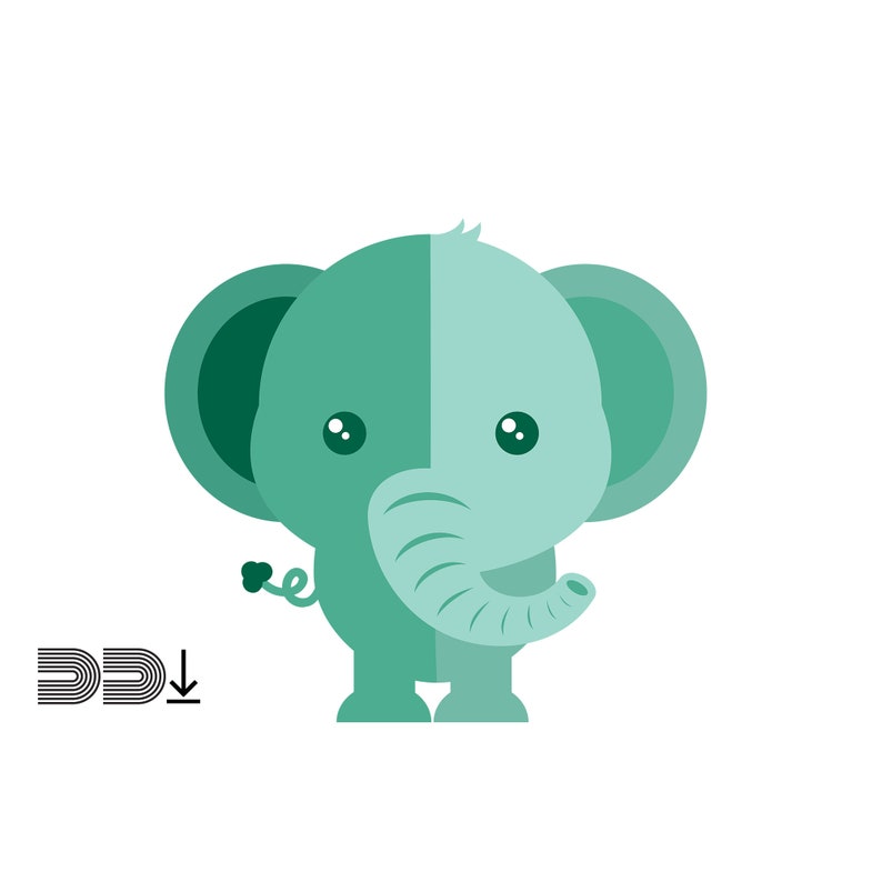 Download Clip Art Vector Graphics Animal Svg Files Digital Clipart Elephant Sublimation Tumbler Cute Baby Elephant Svg Cut File For Cricut And Silhouette Art Collectibles