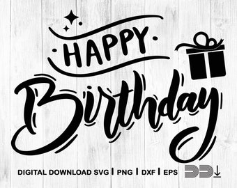 Joyeux Anniversaire Png Etsy