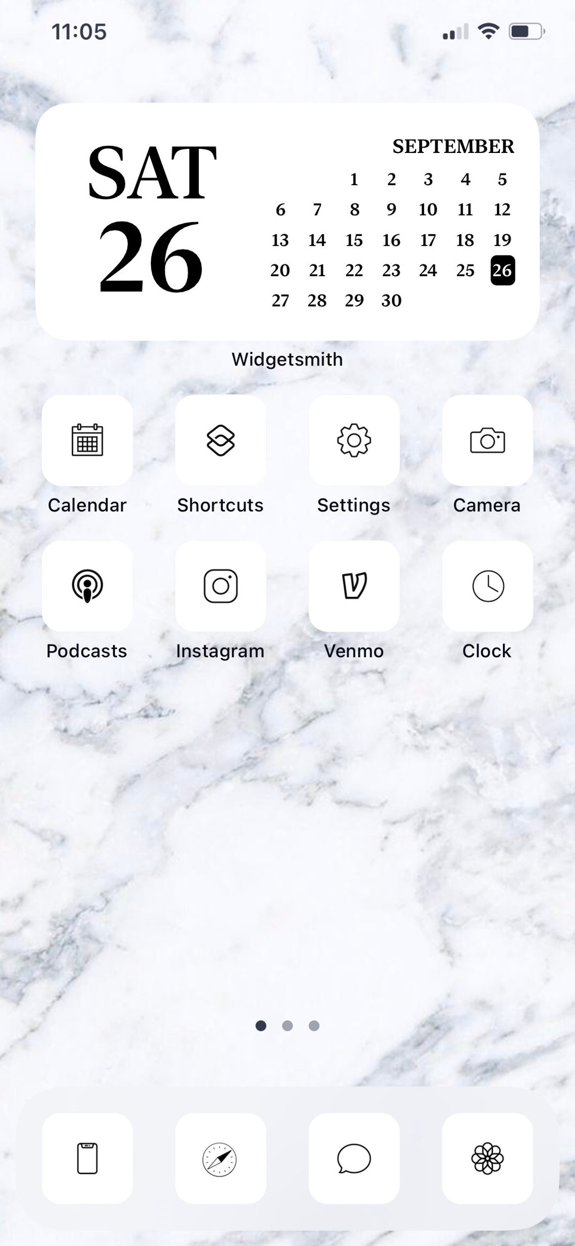 Ios 14 App Icons Minimalist/aesthetic/black & White Etsy