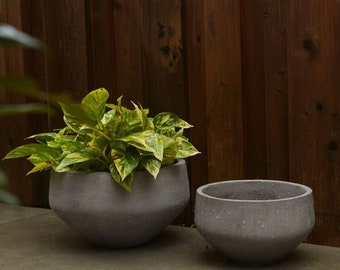 Tall Concrete Bowl