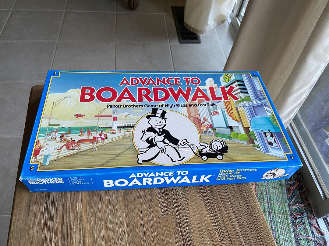 Vintage Advance to Boardwalk Game - Etsy