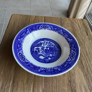 Vintage Willow Ware bowl