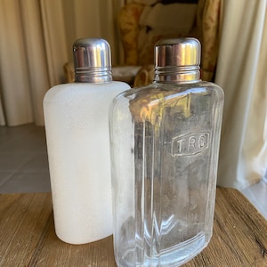 Vintage Safari flasks with carrier