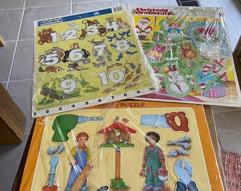 Vintage Kids Puzzles - Etsy