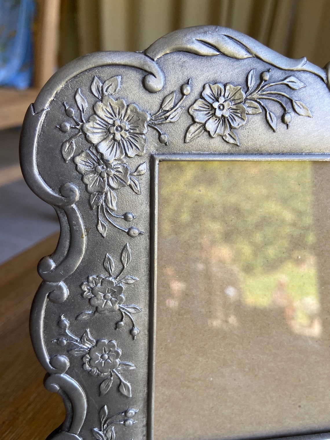 Vintage Seagull pewter picture frame Etsy