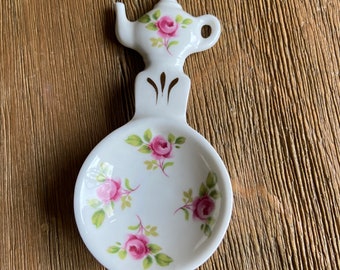 Vintage small ceramic tea spoon