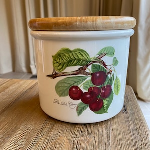 Portmeirion cherry canister