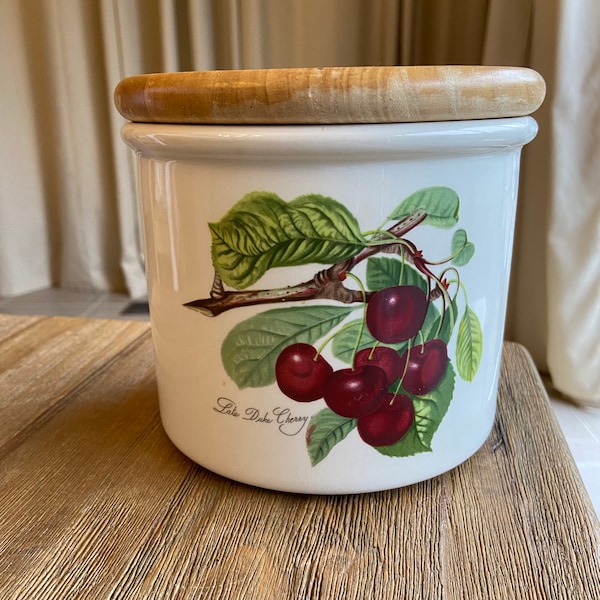 Portmeirion cherry canister