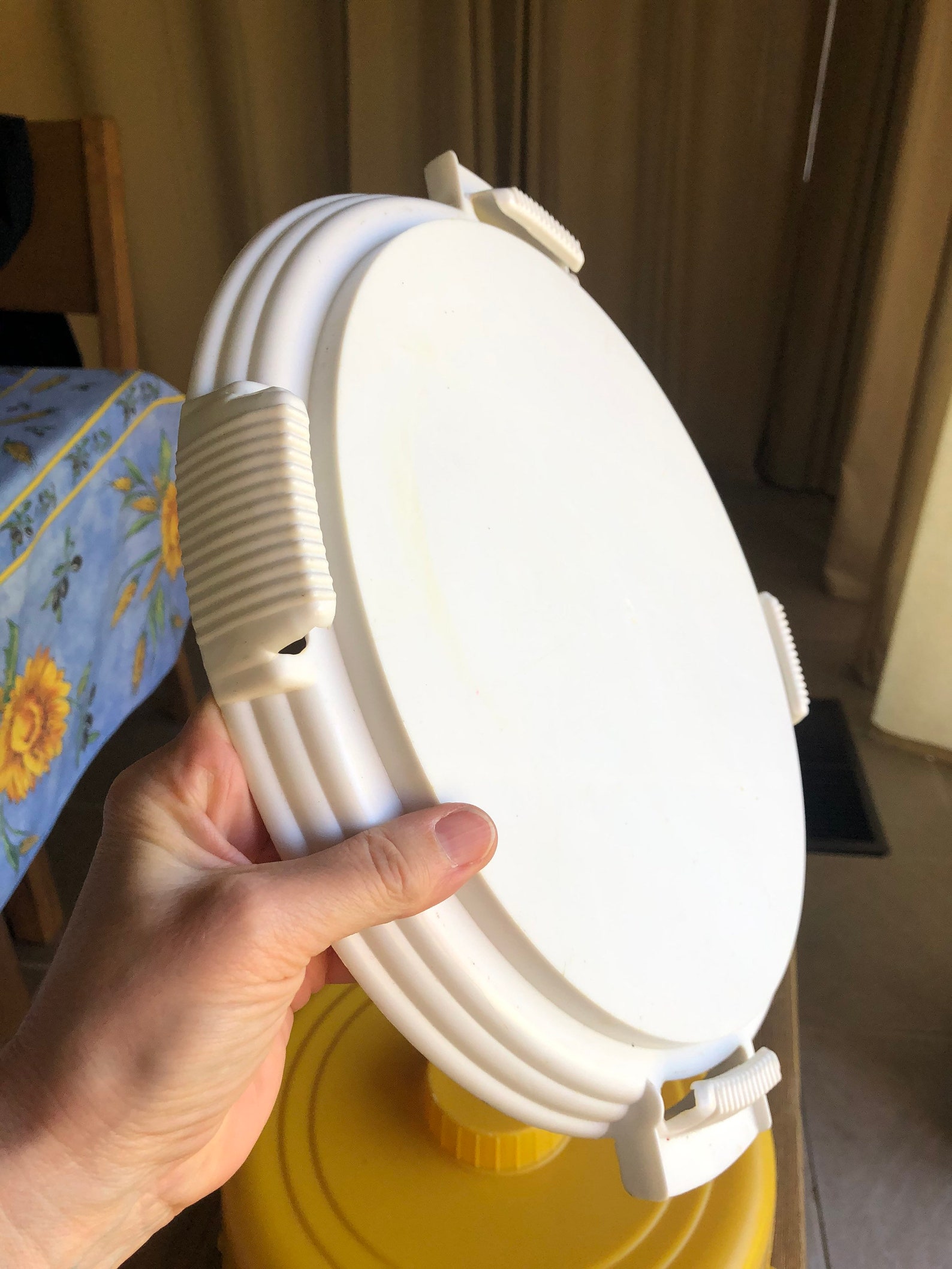 Vintage plastic cake plate with cover Etsy