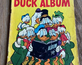 Vintage Disney duck album comic (1957)