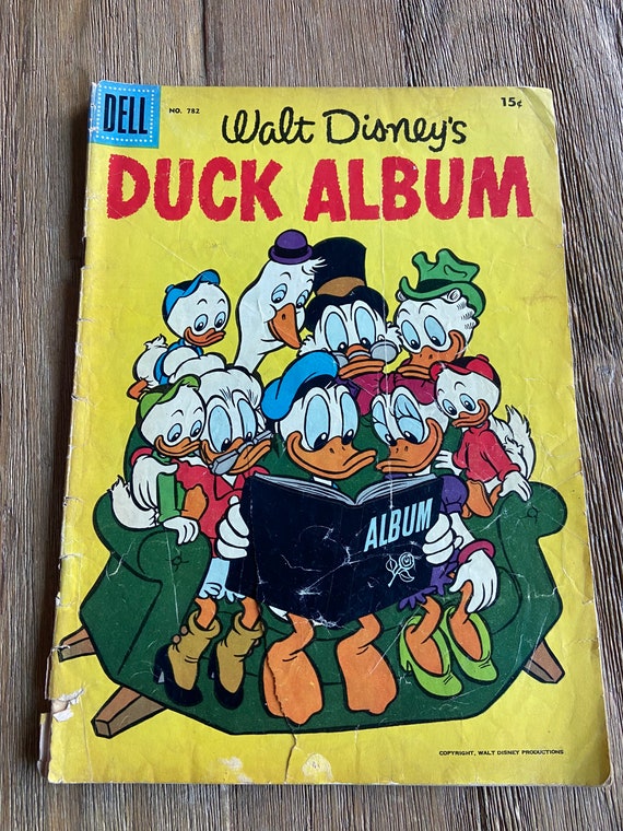 Vintage Disney duck album comic (1957) - Etsy 日本