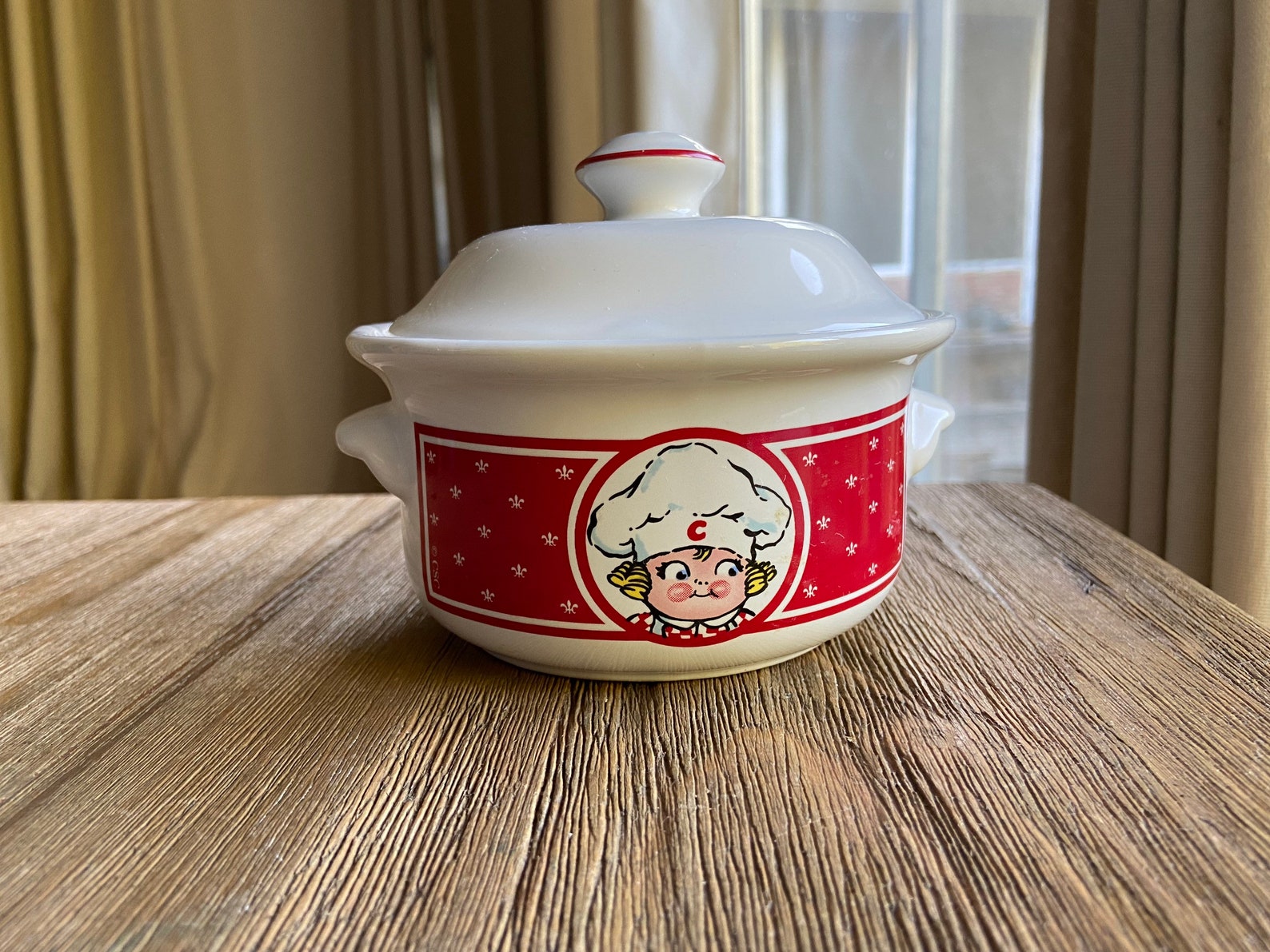 Vintage Campbell soup mug with lid Etsy