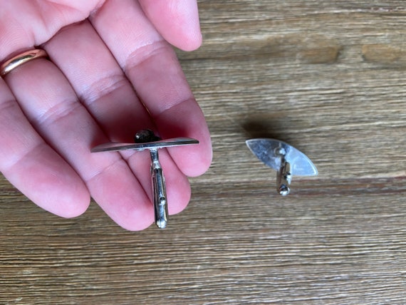 Vintage acorn cuff links - image 5