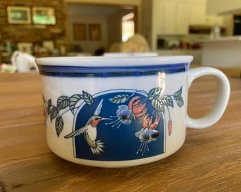 Vintage Otagiri soup mug ( hummingbird)