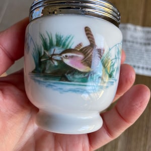 Vintage Royal Worcester egg coddler (birds)