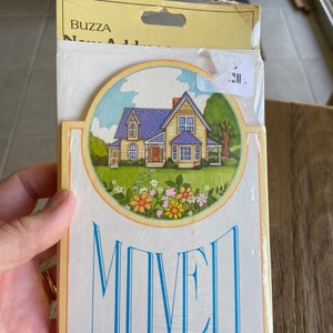 Vintage moved/new address stationary (sealed)