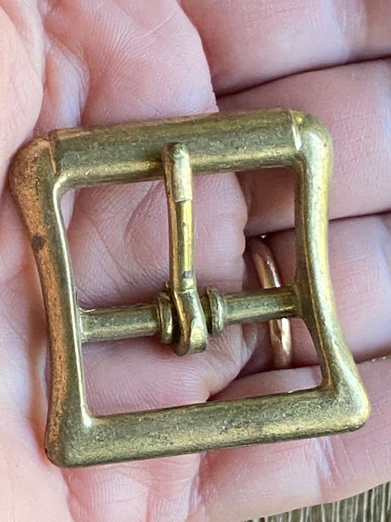 Vintage brass belt buckles Gem