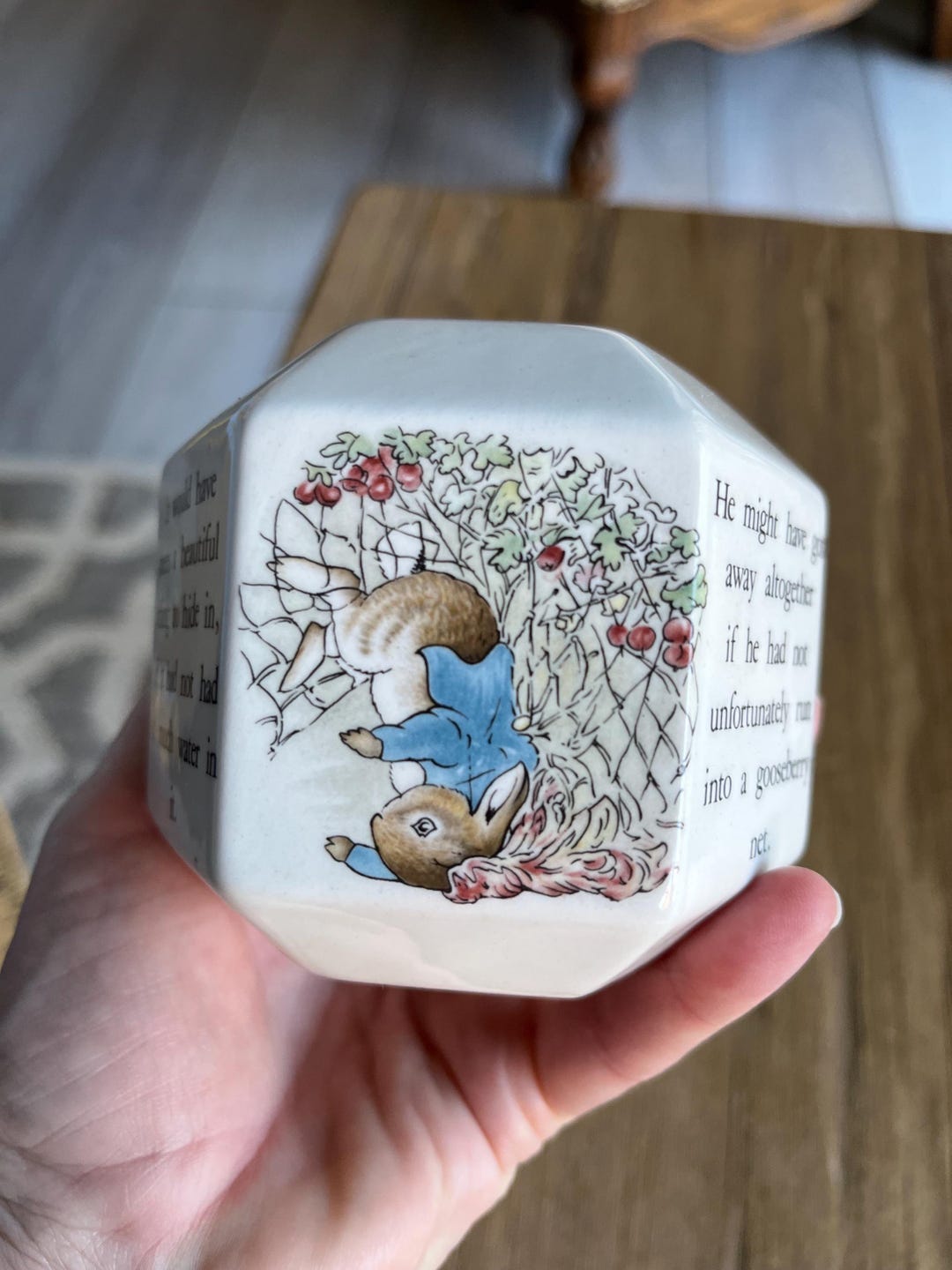 Vintage Peter Rabbit Coin Bank (no Stopper) - Etsy