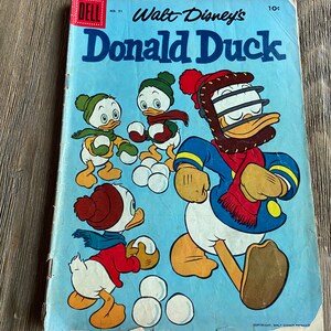 Vintage Donald Duck comic (1957)
