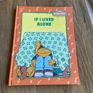 Vintage If I lived Alone Sesame Street book