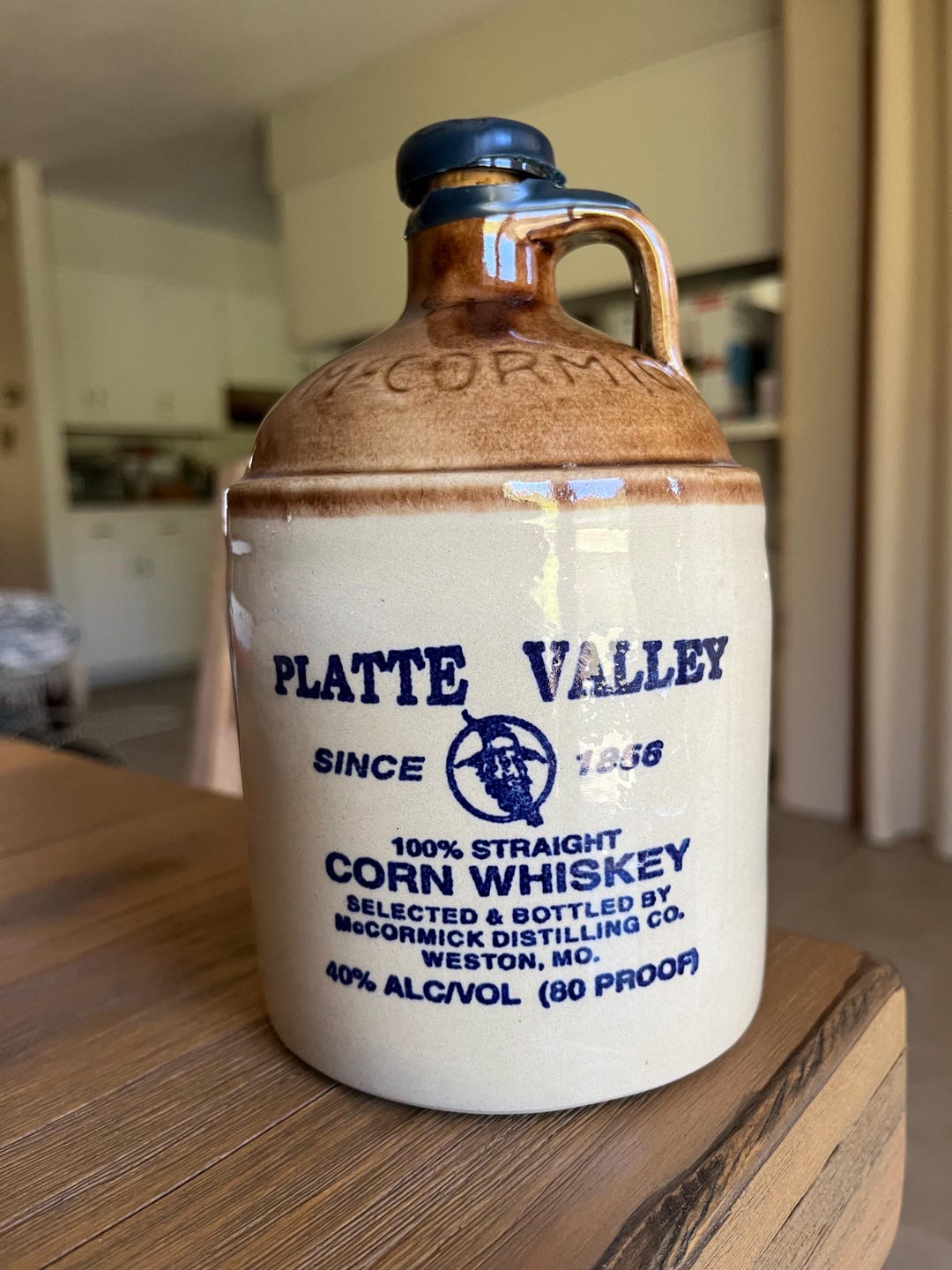 Vintage Platte Valley Ceramic Whiskey Bottle - Etsy