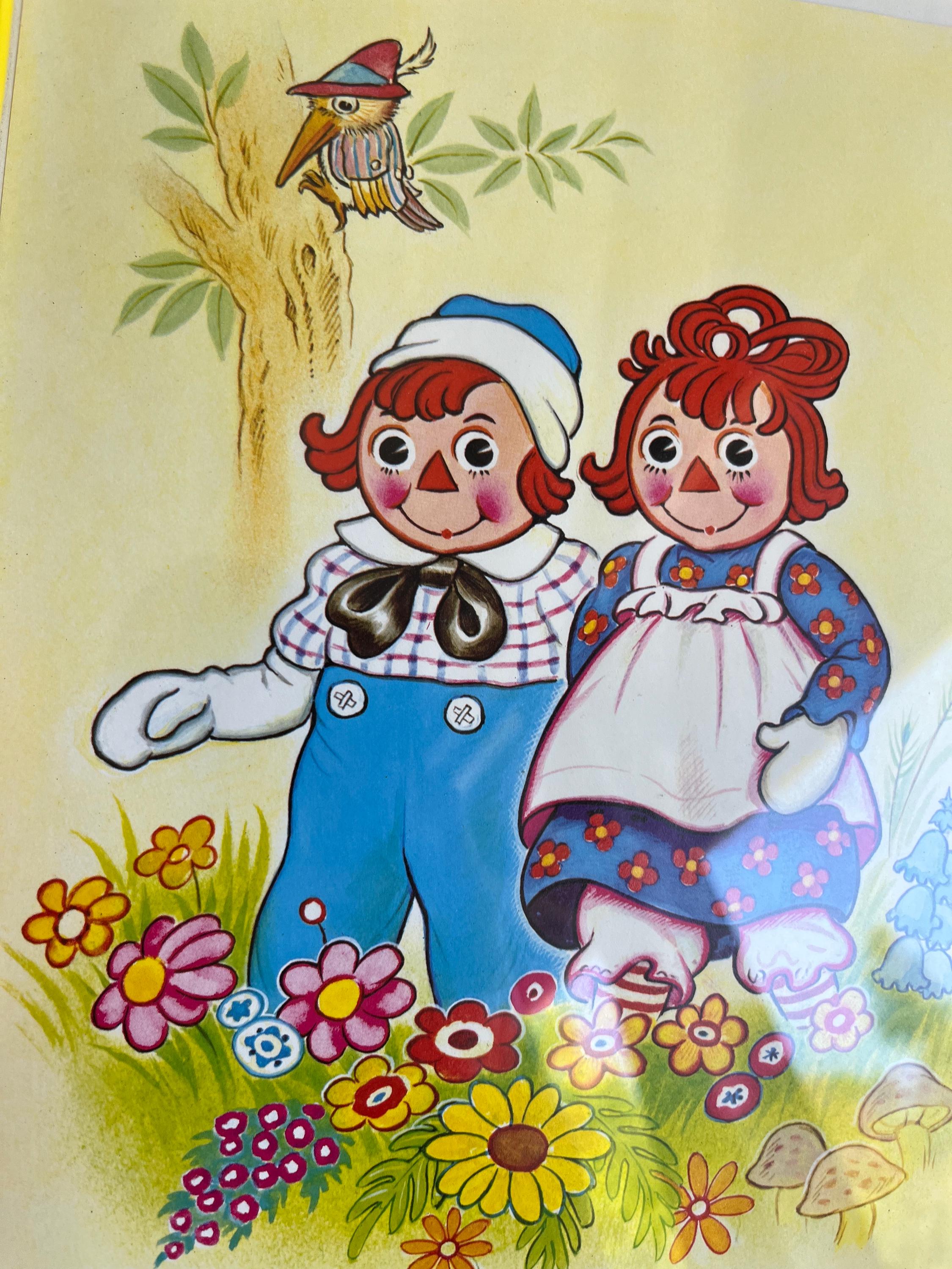 Raggedy Ann and Andy Wall Decor - Etsy