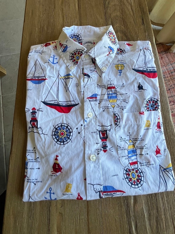 Brooks Brothers Nautical button down shirt (small) - image 1