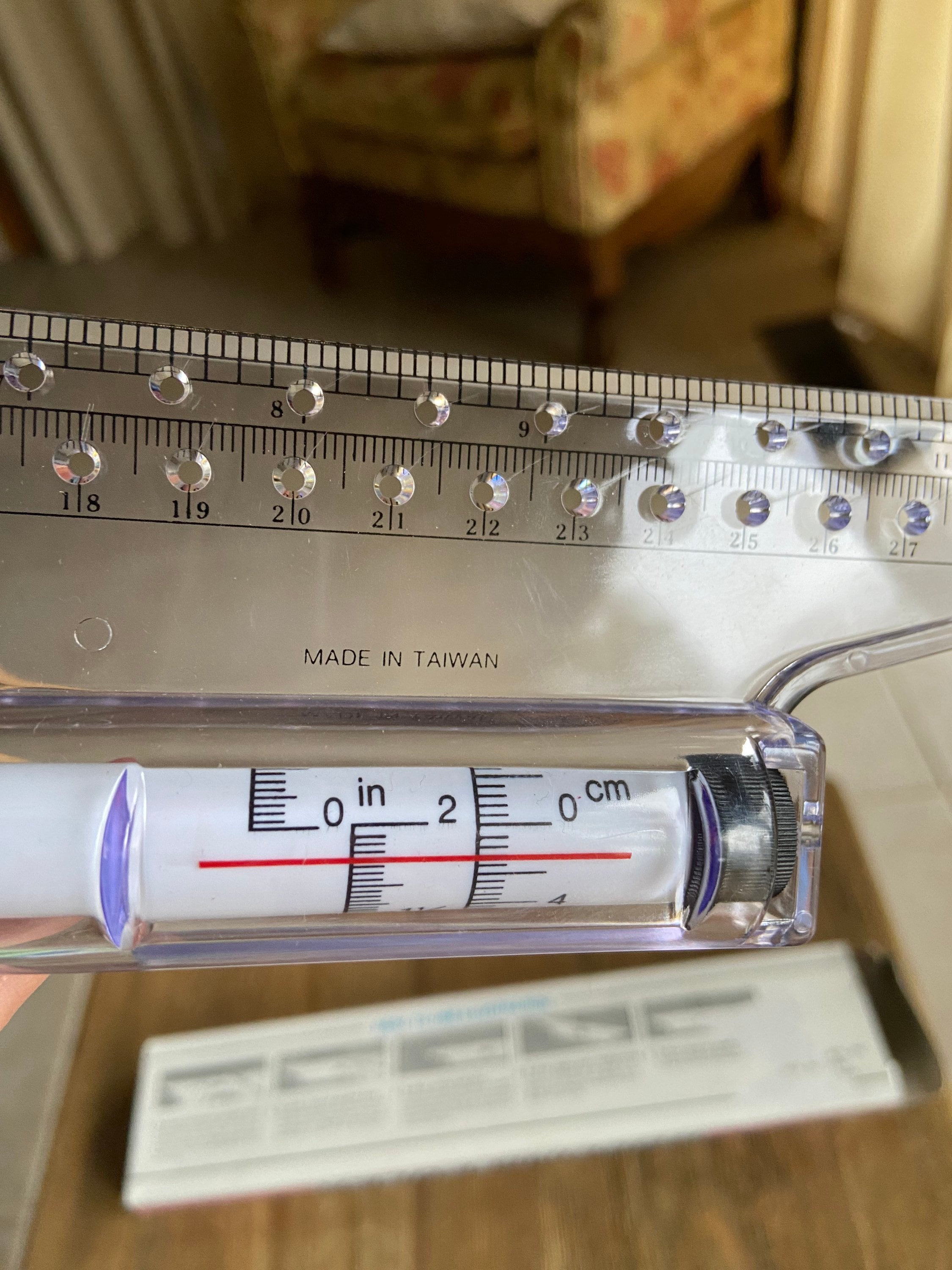 Antic Calculation Ruler Antique Rolling Ruler