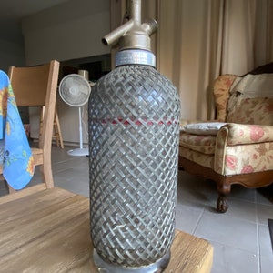 Vintage English seltzer syphon