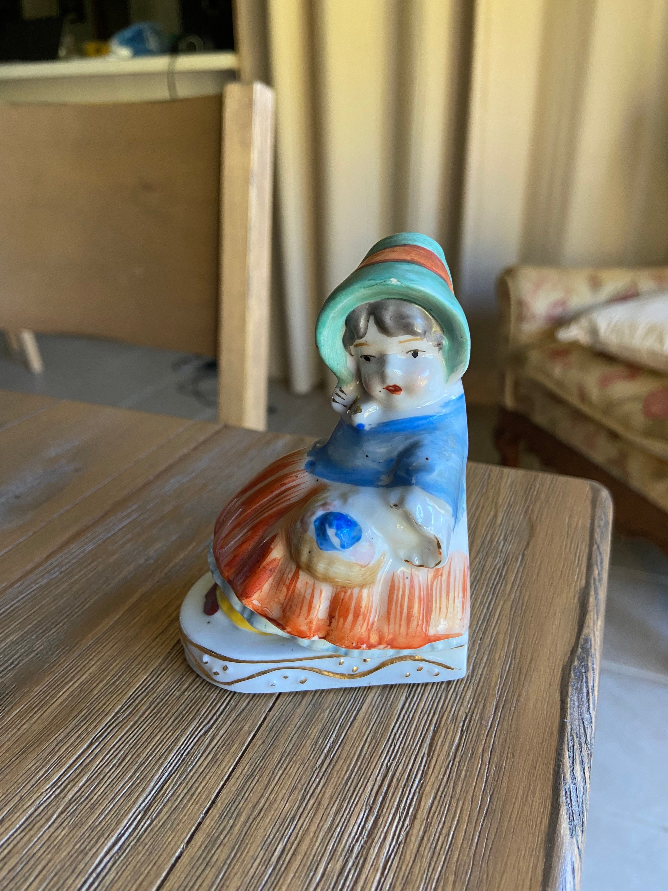 Vintage Occupied Japan Girl Figurine - Etsy