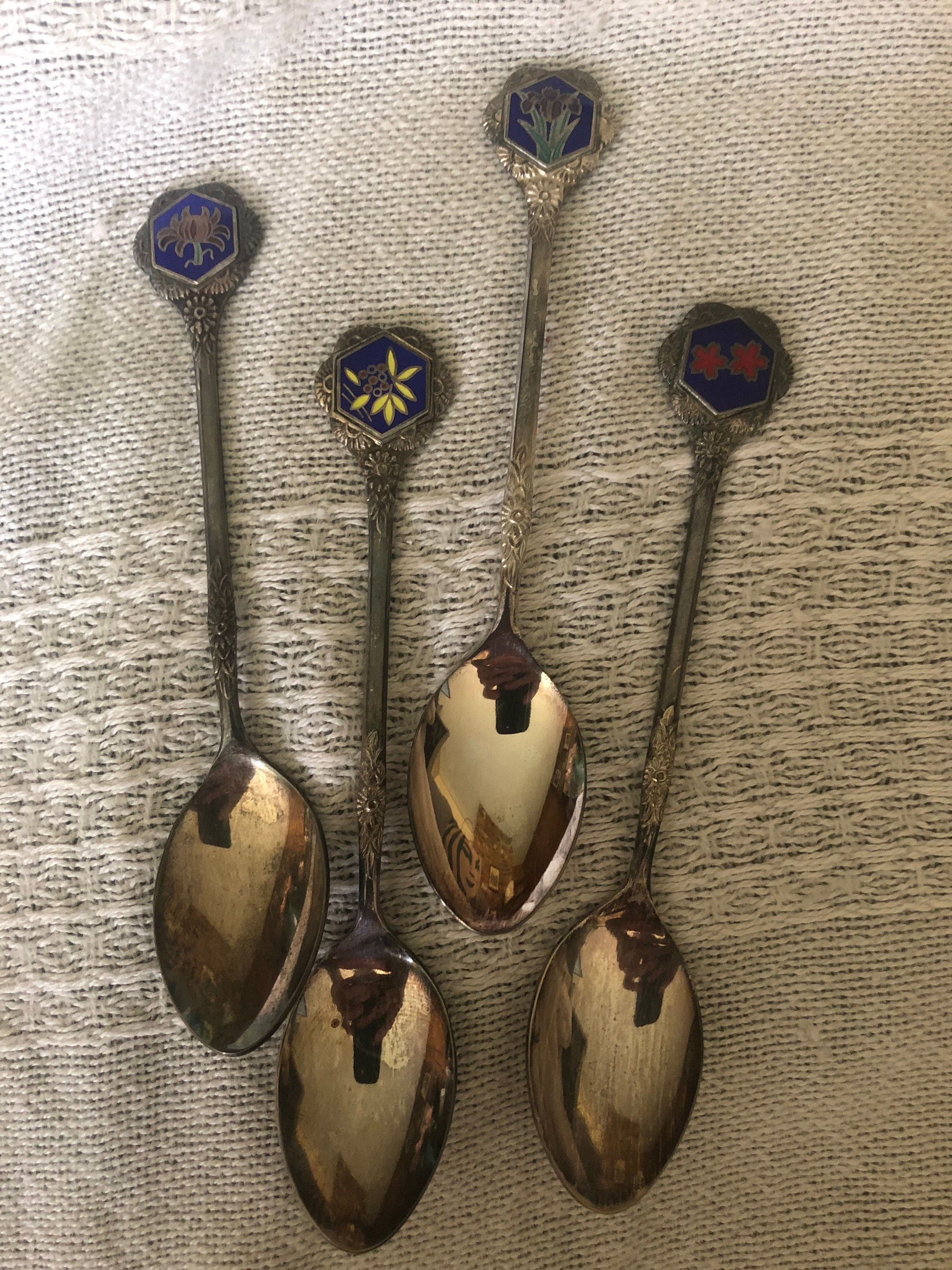 Vintage silver spoons Etsy