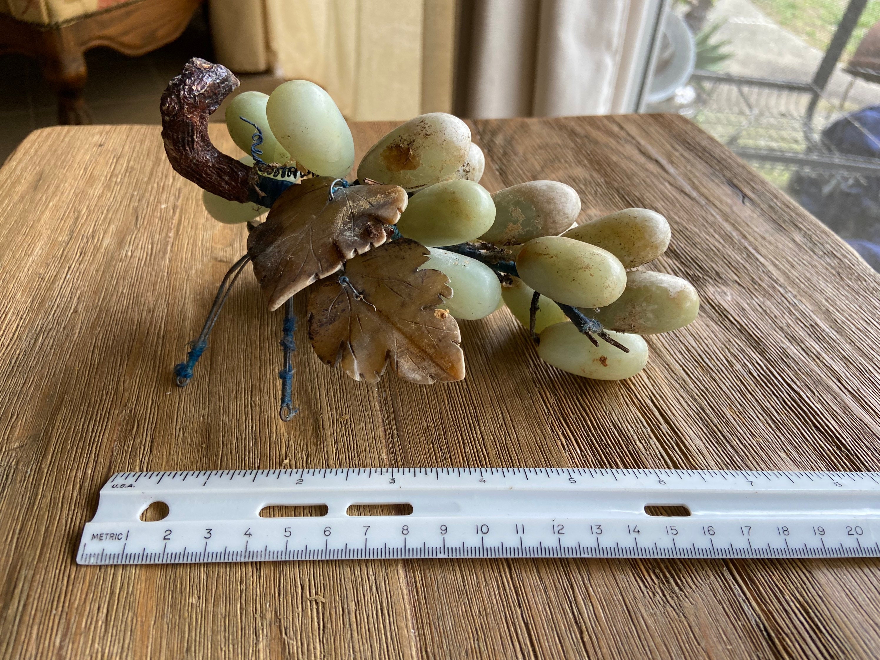 Vintage Stone Grape Bunch Mid Century Decor - Etsy