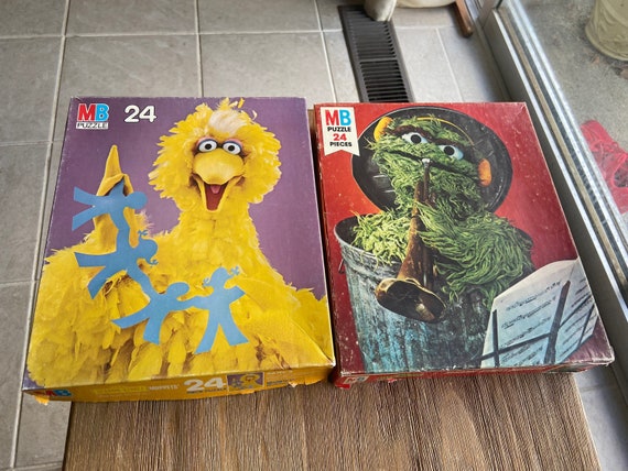 Vintage Sesame Street Puzzles - Etsy