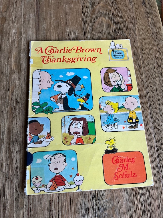 Vintage A Charlie Brown Thanksgiving Book - Etsy