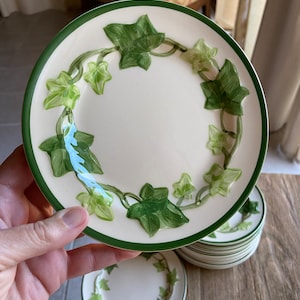 Vintage Franciscan Ivy (American ) bread butter plates (15)