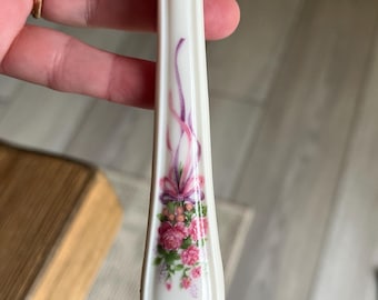 Vintage Cake server and knife set (stainless steel with ceramic handle ) in original box