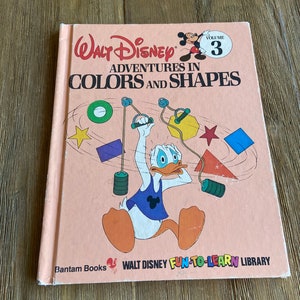 Vintage Disney Colors and Shapes book
