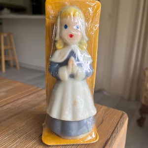 Vintage Gurley Pilgrim Girl candle (sealed )