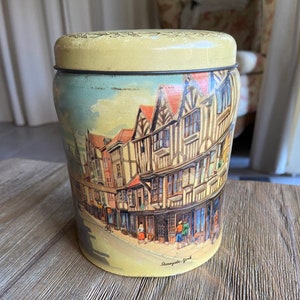 Vintage English toffee tin