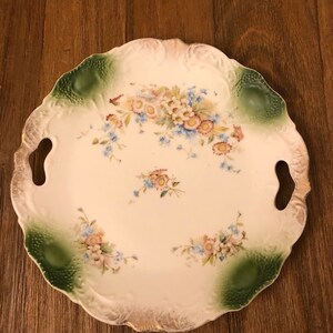 Vintage floral dish