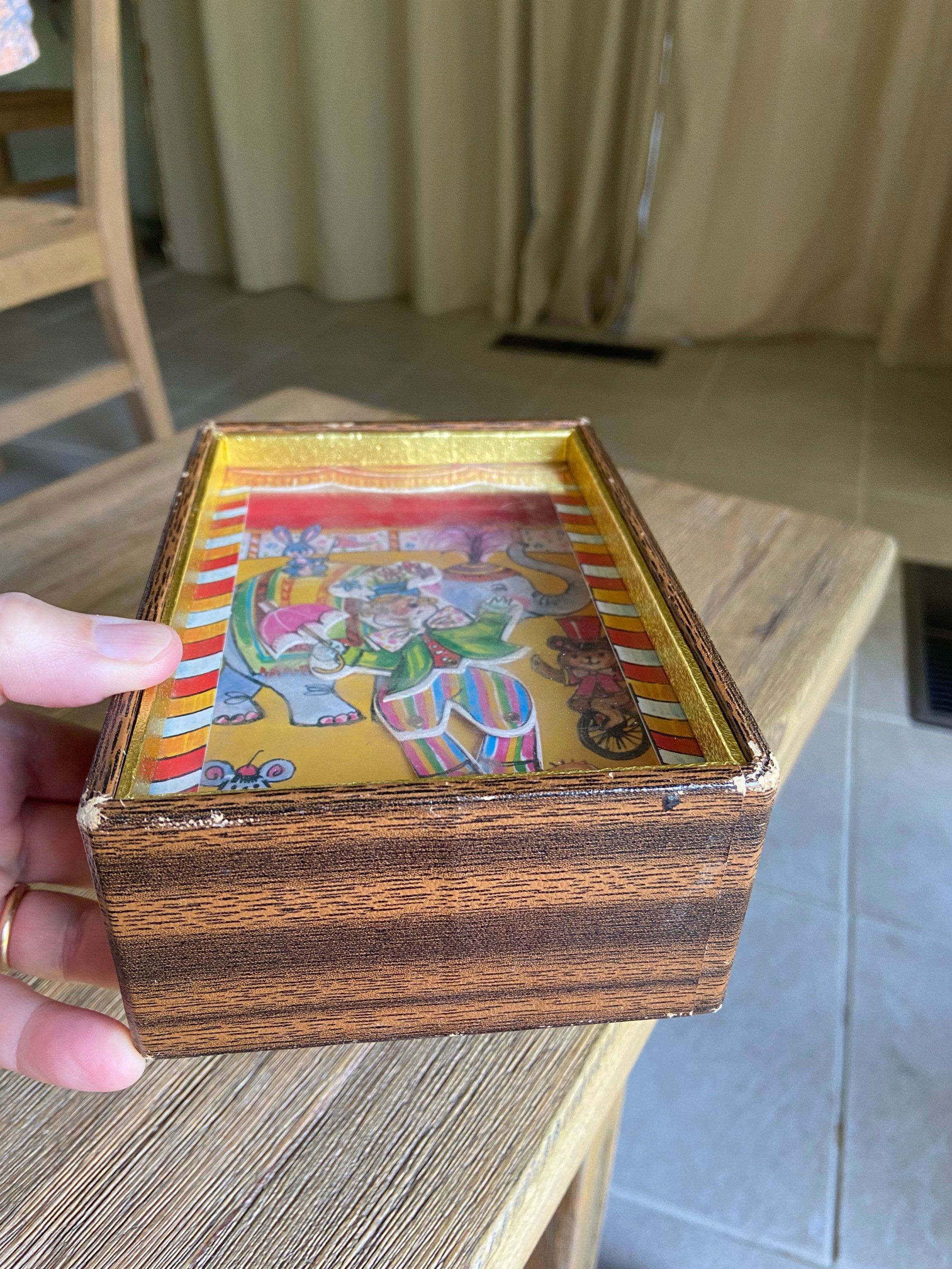 Vintage dancing clown music box Etsy